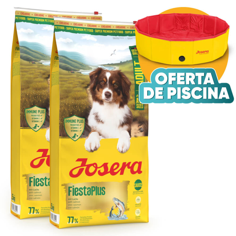 Josera Dog All Sizes Fiesta Plus - Ração Seca sem Cereais para Cão Adulto - Salmão
