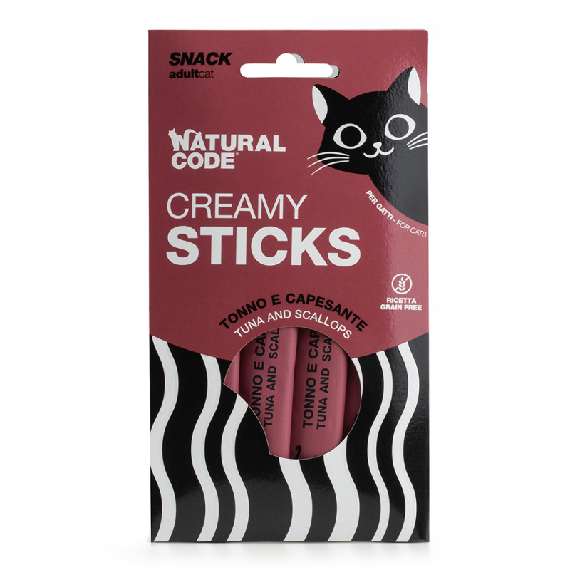 Natural Code Creamy -Snack Líquido para Gato
