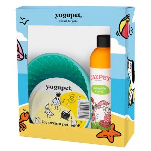 Yogupet - Box de Verão XII com Iogurte, Gelado e Taça Verde para Cão e Gato