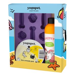 Yogupet - Box de Verão XV com Iogurte, Gelado e Forma de Gelados para Cão e Gato