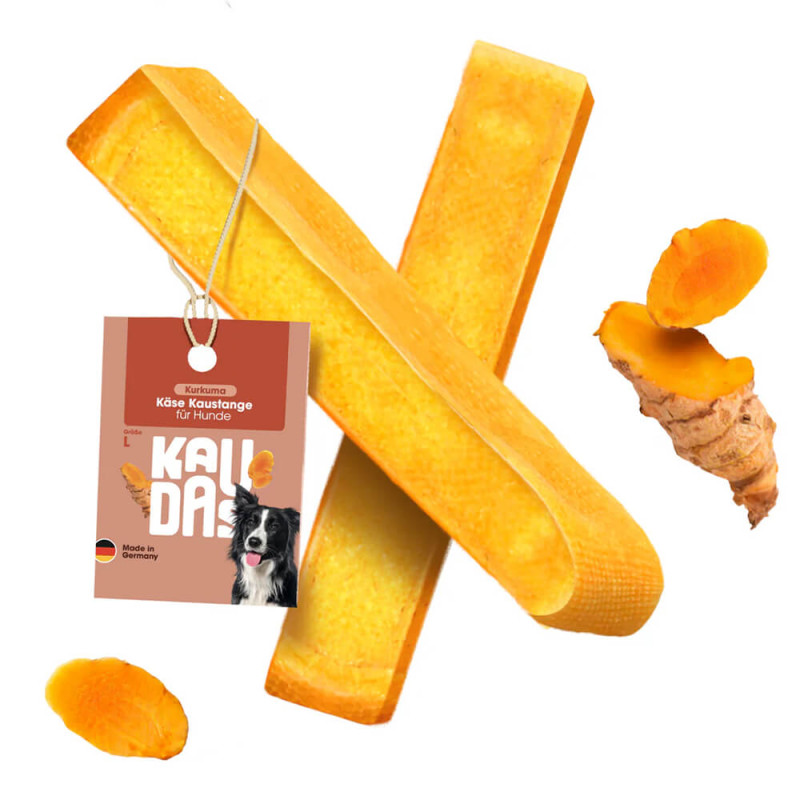 Kaudas - Barra de Queijo com Curcuma para cão